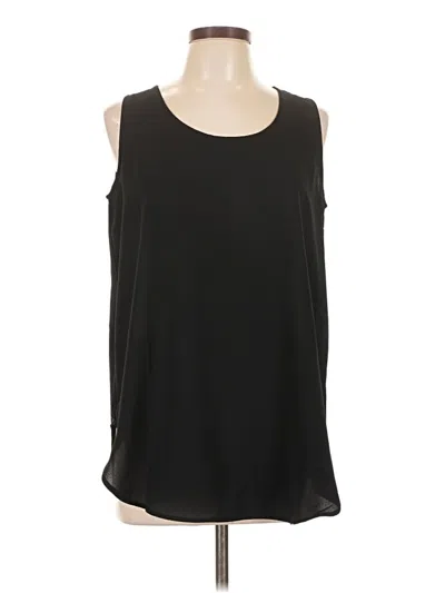 Pre-owned Zenana Outfitters Sleeveless Blouse In Black