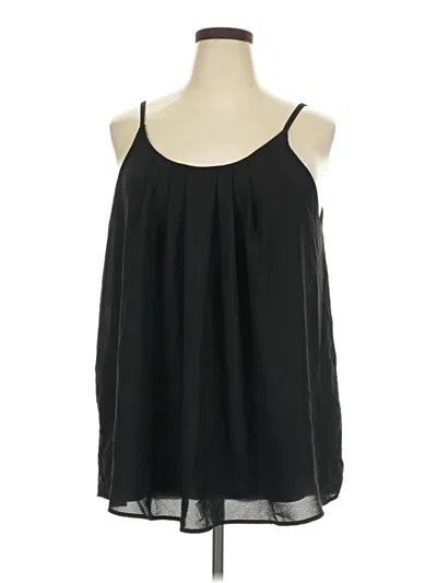 Pre-owned Zenana Outfitters Sleeveless Blouse In Black