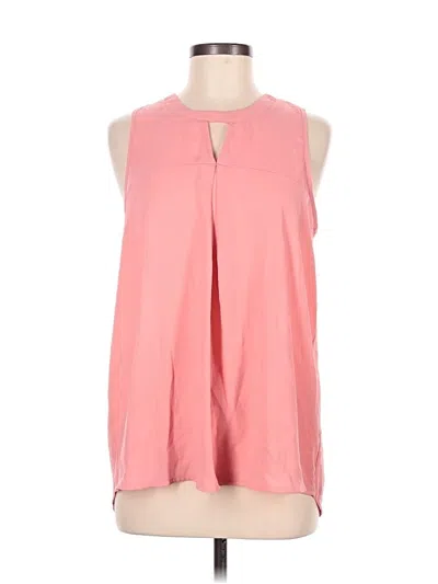 Pre-owned Zenana Outfitters Sleeveless Blouse In Pink
