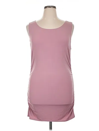 Pre-owned Zenana Outfitters Sleeveless Top Pink Scoop Neck Tops