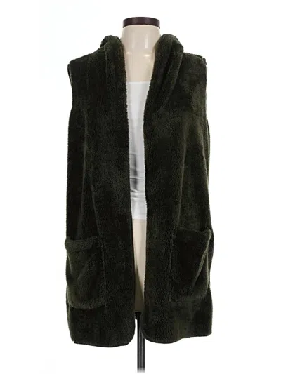 Pre-owned Zenana Outfitters Sweater Vest In Green