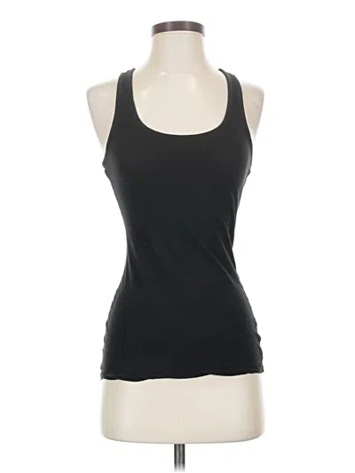 Pre-owned Zenana Outfitters Tank Top Black Halter Neckline Tops