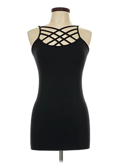 Pre-owned Zenana Outfitters Tank Top Black Strapless Neckline Tops