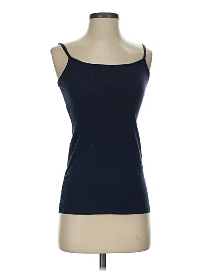 Pre-owned Zenana Outfitters Tank Top Blue Strapless Neckline Tops