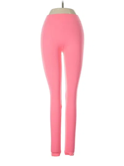 Pre-owned Zenana Outfitters Yoga Pants In Pink