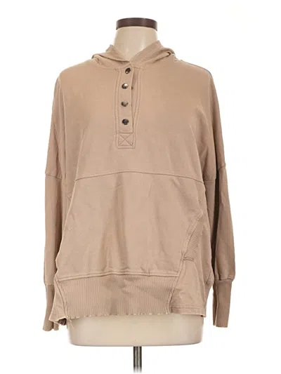 Pre-owned Zenana Poncho In Brown