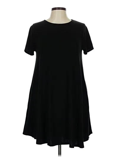 Pre-owned Zenana Premium Casual Dress In Black