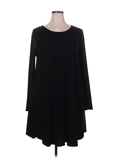 Pre-owned Zenana Premium Casual Dress In Black