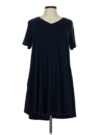 Pre-owned Zenana Premium Casual Dress In Blue