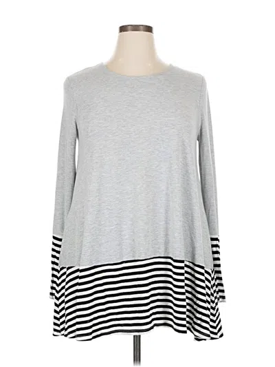 Pre-owned Zenana Premium Casual Dress In Gray