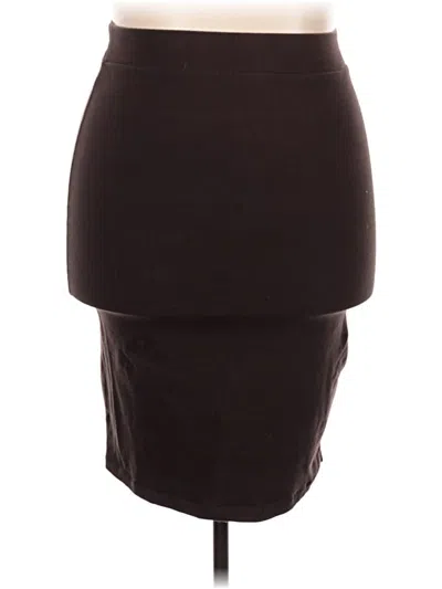 Pre-owned Zenana Premium Casual Skirt In Brown