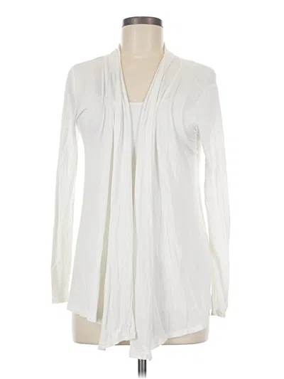 Pre-owned Zenana Premium Long Sleeve Blouse In White