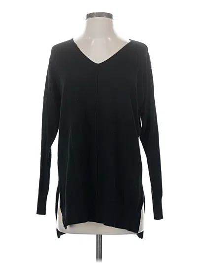 Pre-owned Zenana Pullover Sweater In Black