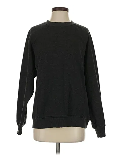 Pre-owned Zenana Pullover Sweater In Black