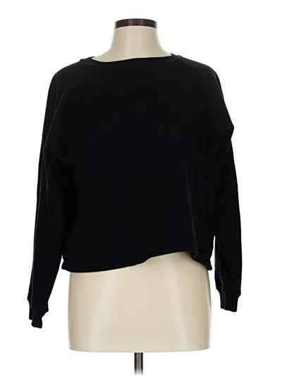 Pre-owned Zenana Pullover Sweater In Black