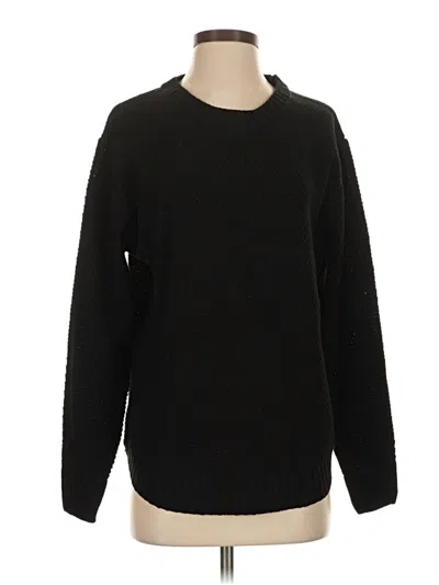 Pre-owned Zenana Pullover Sweater In Black