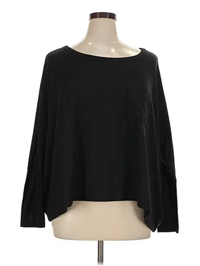 Pre-owned Zenana Pullover Sweater In Black