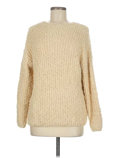 Pre-owned Zenana Pullover Sweater In Brown