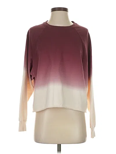 Pre-owned Zenana Pullover Sweater In Burgundy