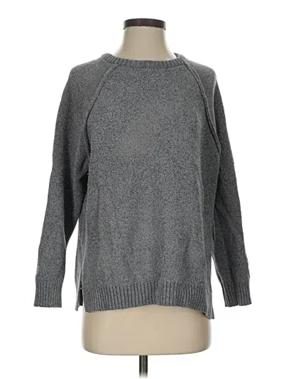 Pre-owned Zenana Pullover Sweater In Gray