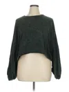 Zenana Pullover Sweater In Black