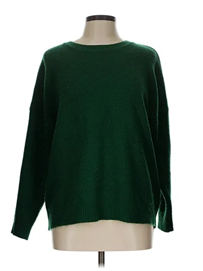 Pre-owned Zenana Pullover Sweater In Green