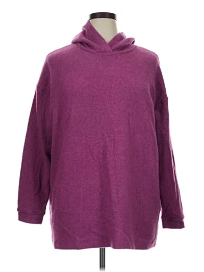 Pre-owned Zenana Pullover Sweater In Purple