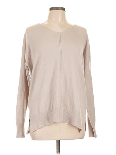 Pre-owned Zenana Pullover Sweater In Tan