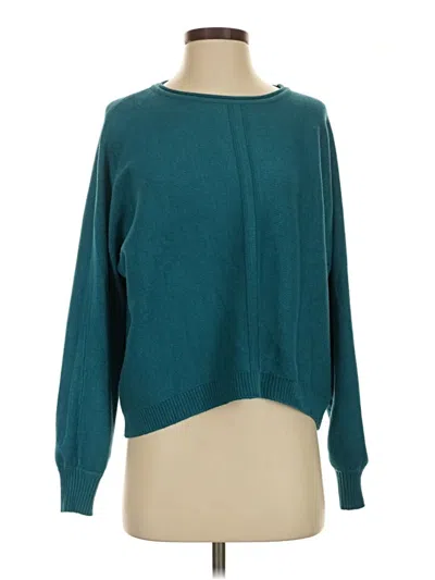Pre-owned Zenana Pullover Sweater In Teal