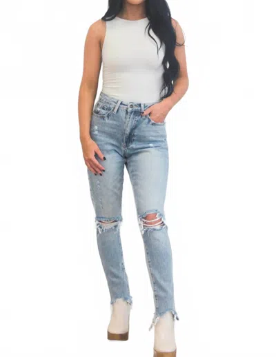 Zenana Rikki High Neck Bodysuit In Bone In White