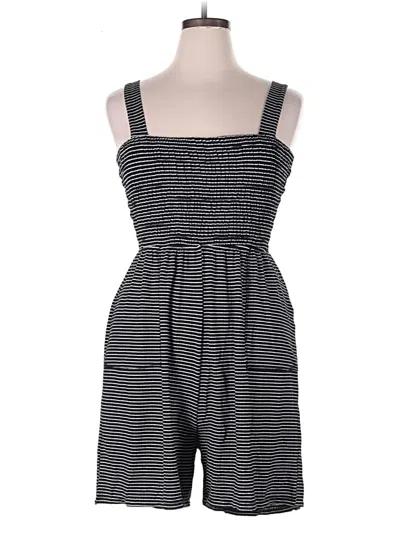 Pre-owned Zenana Romper In Black