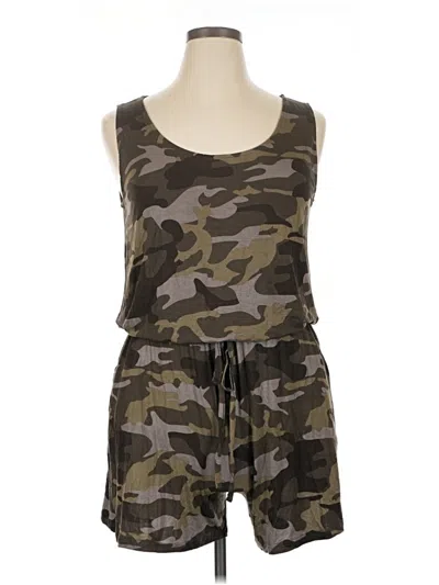Pre-owned Zenana Romper In Brown