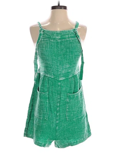 Pre-owned Zenana Romper In Green