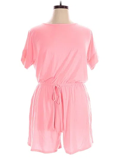 Pre-owned Zenana Romper In Pink