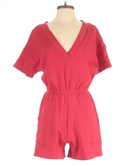 Pre-owned Zenana Romper In Red