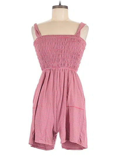 Pre-owned Zenana Romper In Red