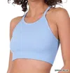 Zenana Seamless Ribbed Knit Tank In Spring Blue