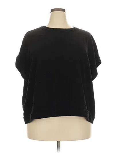 Pre-owned Zenana Short Sleeve T-shirt In Black