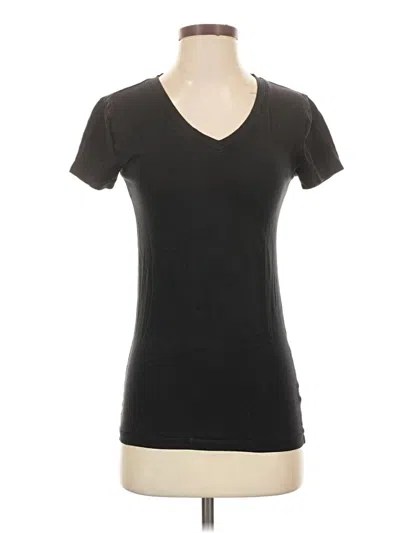 Pre-owned Zenana Short Sleeve T-shirt In Black