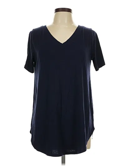 Pre-owned Zenana Short Sleeve T-shirt In Blue
