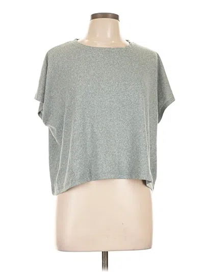 Pre-owned Zenana Short Sleeve T-shirt In Gray