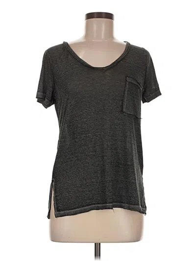 Pre-owned Zenana Short Sleeve T-shirt In Gray