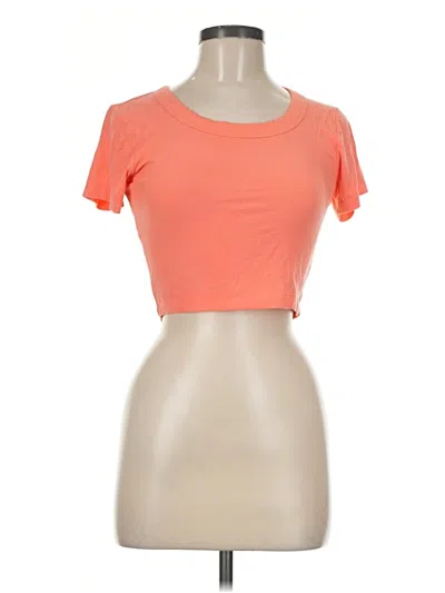 Pre-owned Zenana Short Sleeve T-shirt In Orange