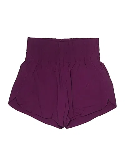 Pre-owned Zenana Shorts In Purple