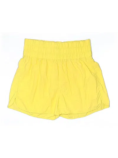Pre-owned Zenana Shorts In Yellow
