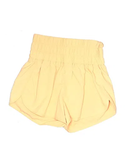 Pre-owned Zenana Shorts In Yellow