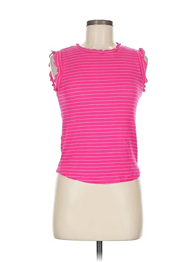 Pre-owned Zenana Sleeveless T-shirt In Pink