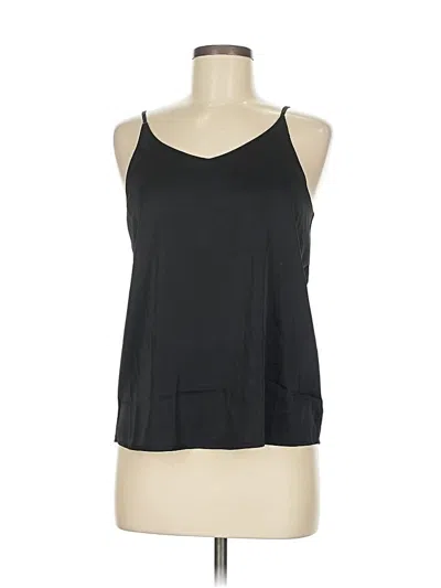 Pre-owned Zenana Sleeveless Top Black Halter Neckline Tops