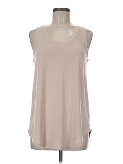 Pre-owned Zenana Sleeveless T-shirt In Brown