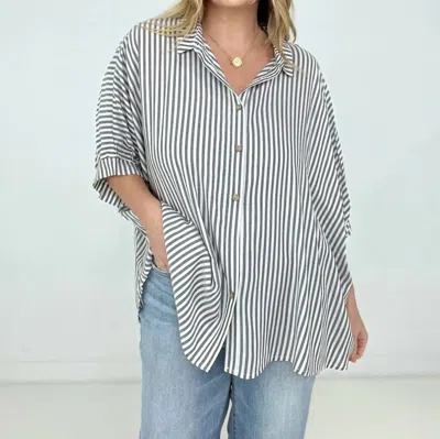 Zenana Stassi Shirt In Black